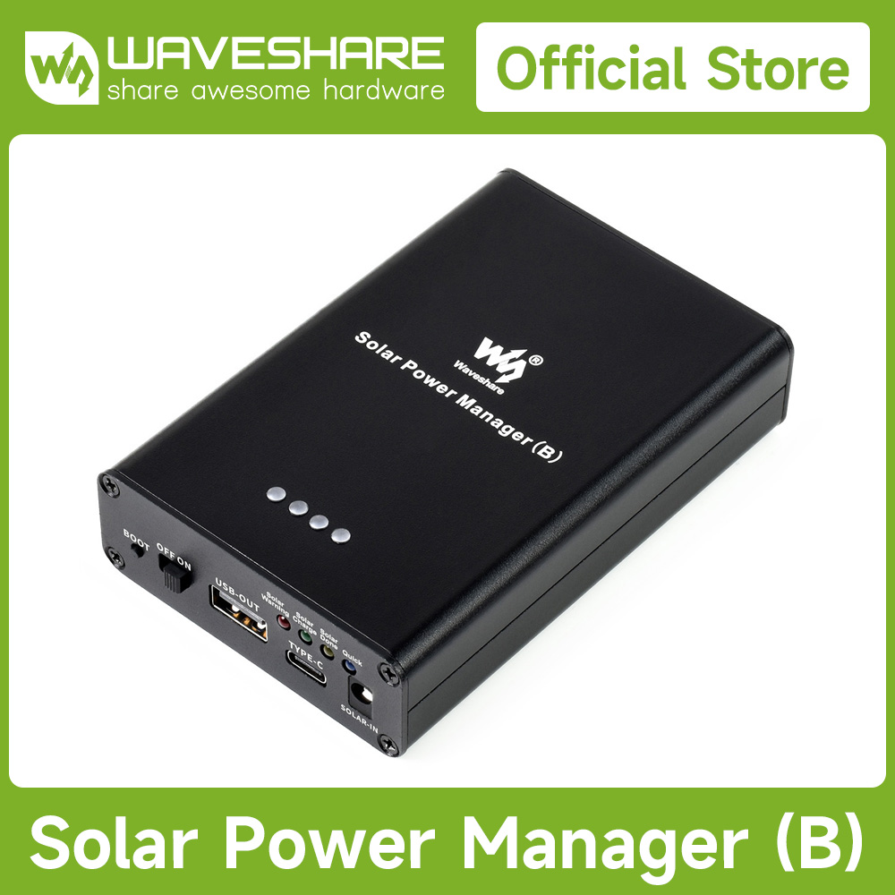 Raspberry Pi 5 - Waveshare Solar Power Manager (B), batería