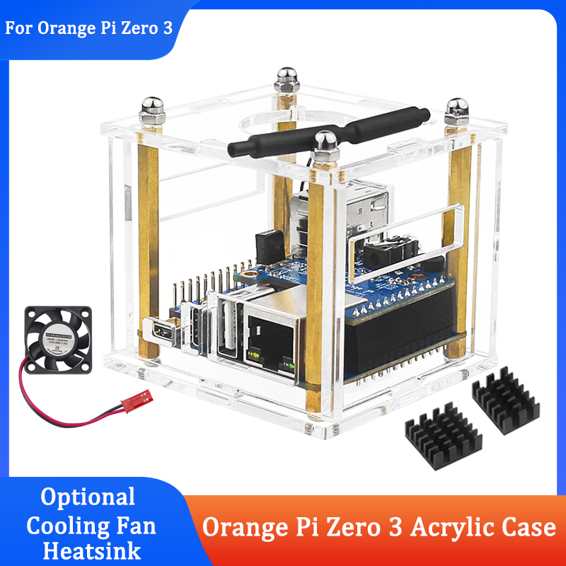 Pi Cooler - Caja acrílica para Orange Pi Zero