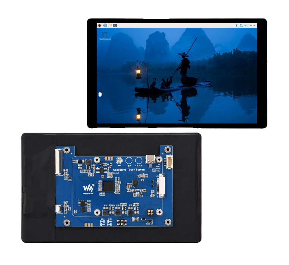 Pi Display - Pantalla Táctil Capacitiva DSI LCD (E)
