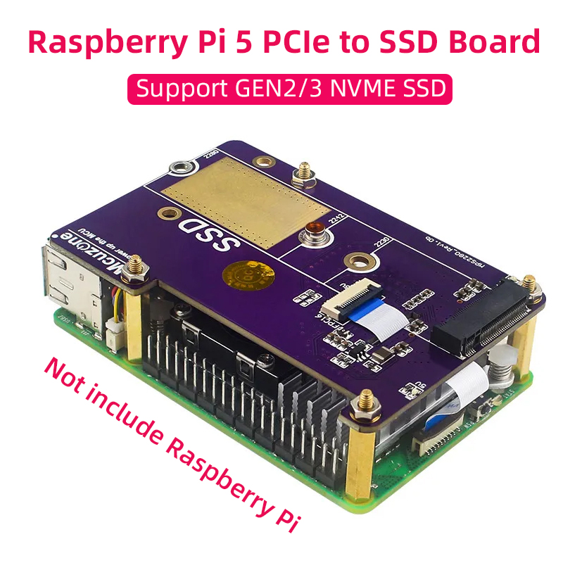 Pi Cooler - Raspberry Pi 5 PCIe a M.2