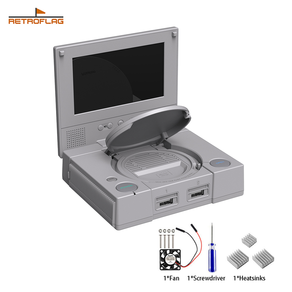 Pi 4 Case - Carcasa Retroflag PiStation con Pantalla LCD