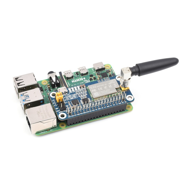 Raspberry Pi 5 - SX1262 SX1268 LoRa HAT para Raspberry