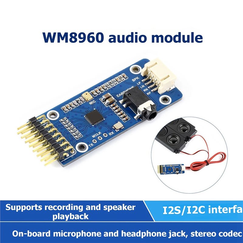Pi Display - WM8960, para Raspberry Pi, pantalla LCD
