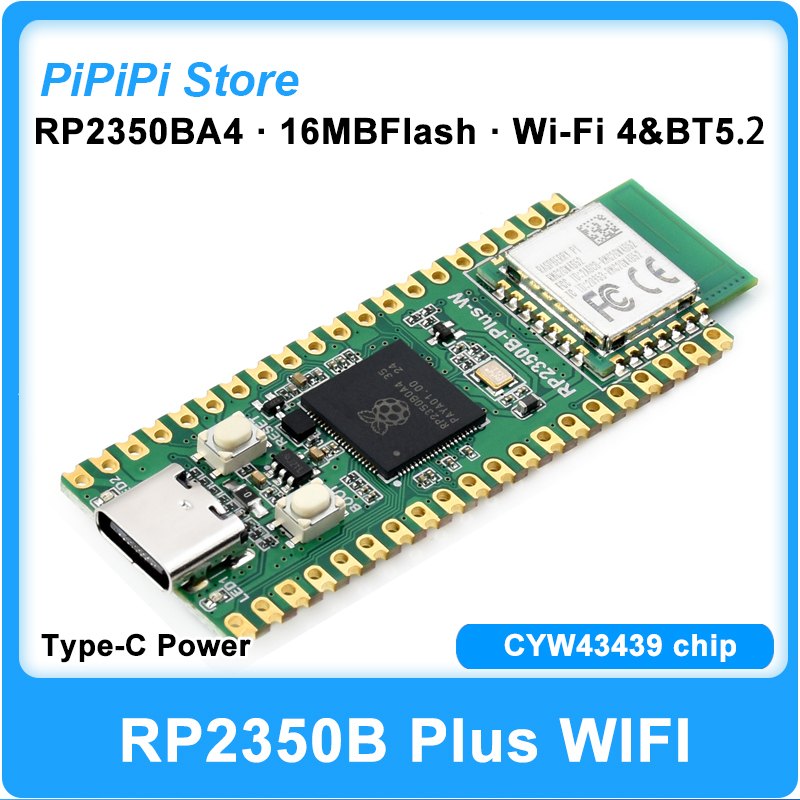 Raspberry Pi Kit - Placa de desarrollo RP2350B Plus W