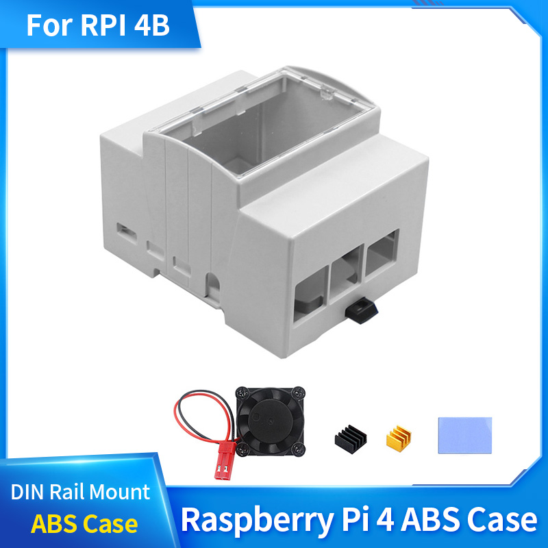 Pi 4 Case - Raspberry Pi 4 Caja ABS Montaje