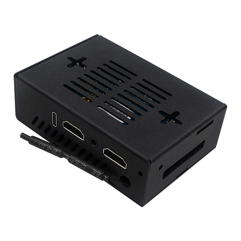 Caja Orange Pi 5 Max con venti - Pi 5 Case reseña y precio