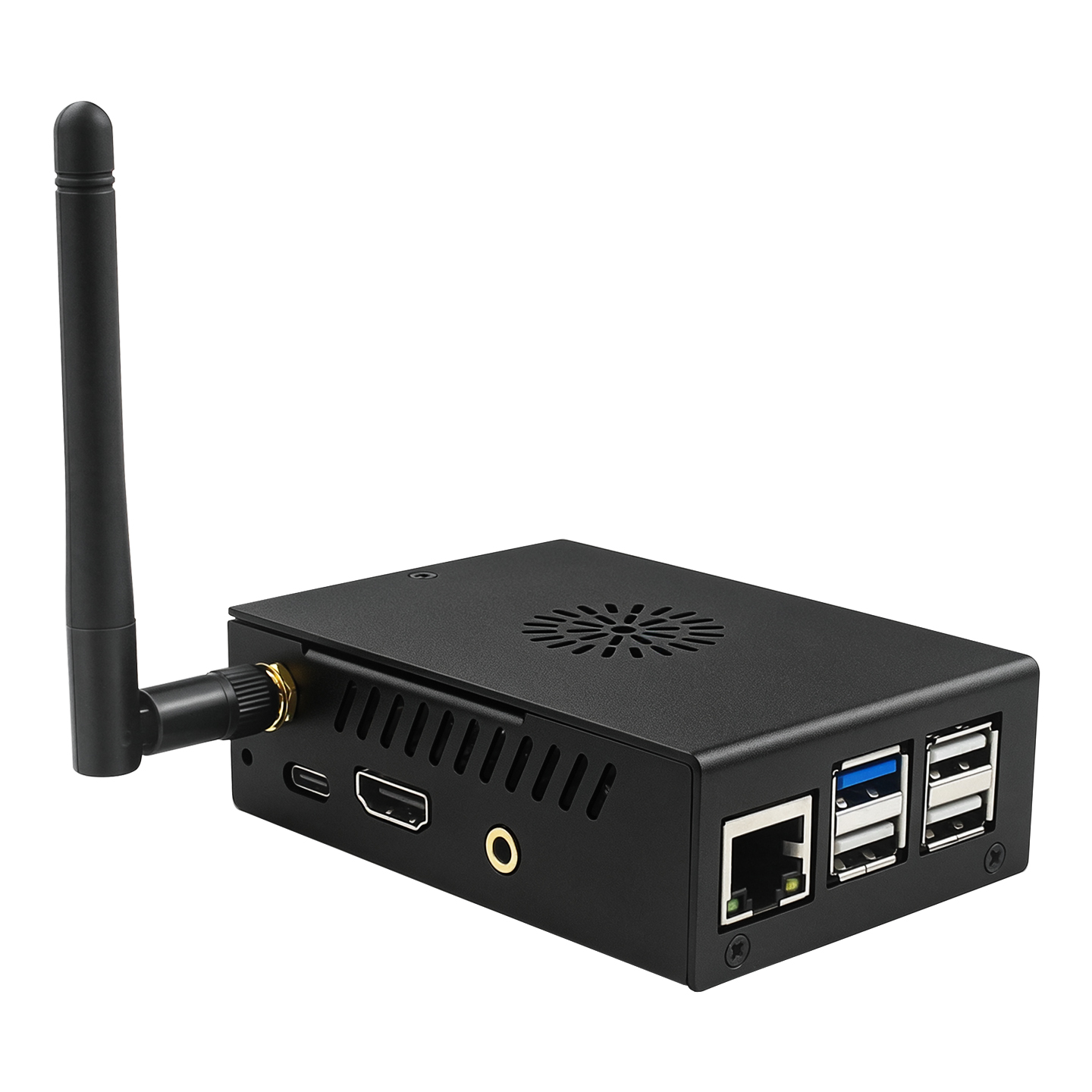 Caja Metálica Negra Protectora - Pi Cooler reseña y precio