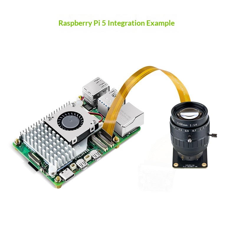 Módulo de Cámara Raspberry Pi  - Raspberry Pi Global Shutter Camera Imx296 reseña y precio