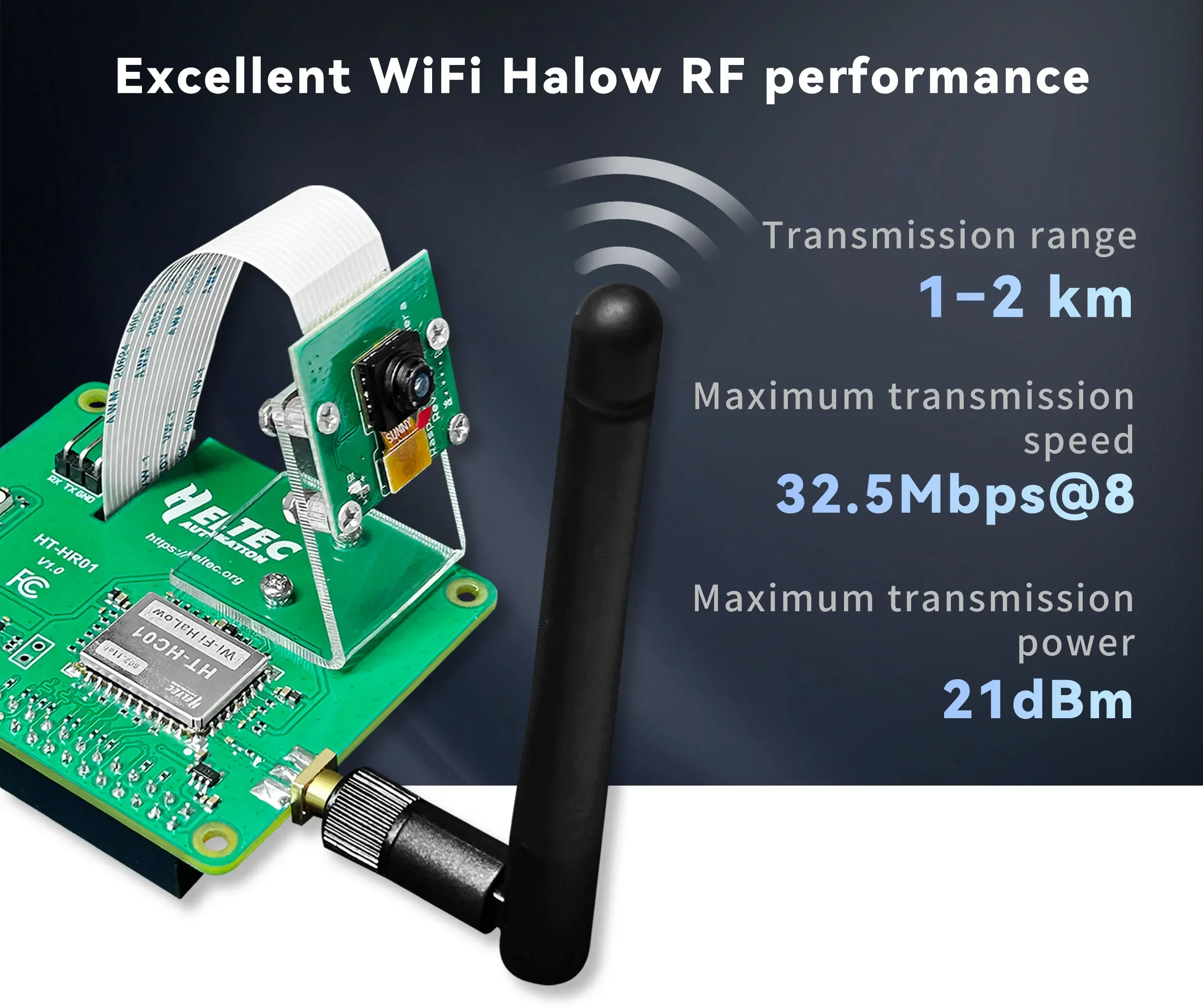 Módulo Wi-Fi HaLow Heltec Pi-C - Pi Camera Module reseña y precio