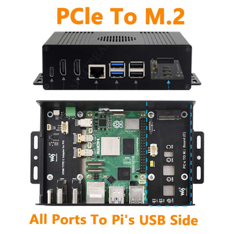 Raspberry Pi 5 Box Case Kit-C  - Raspberry Pi 5 reseña y precio