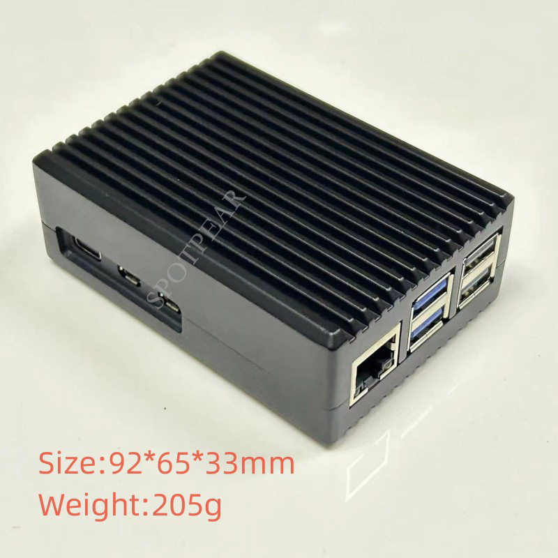 Caja de metal de aluminio Rasp - Pi 5 Case reseña y precio