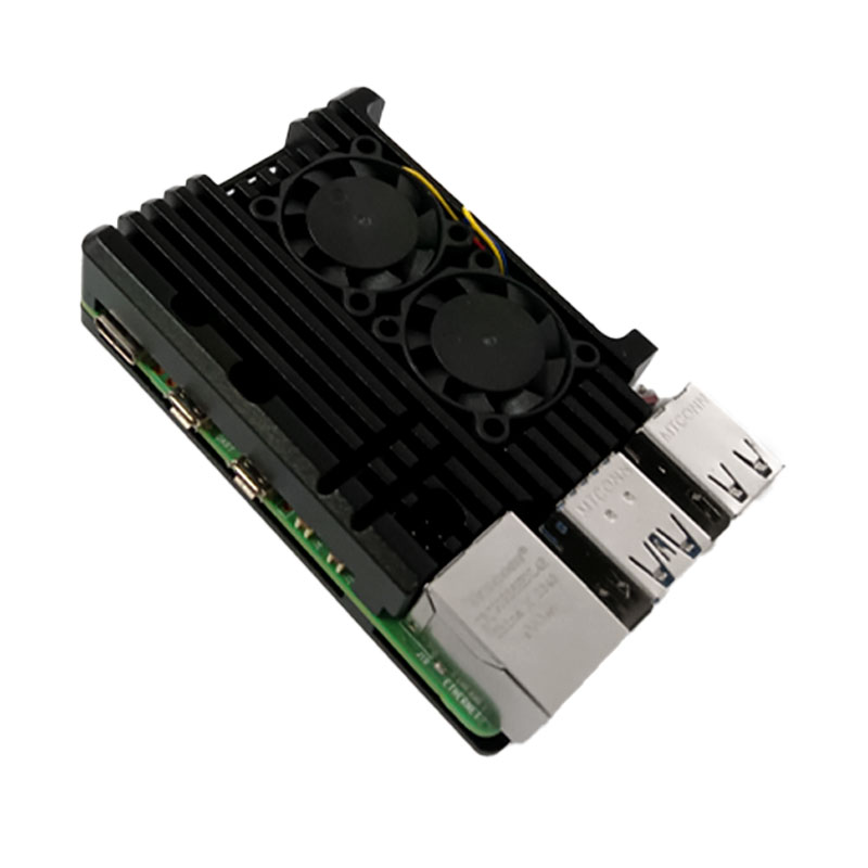 Caja metálica de aluminio Rasp - Pi 5 Case reseña y precio
