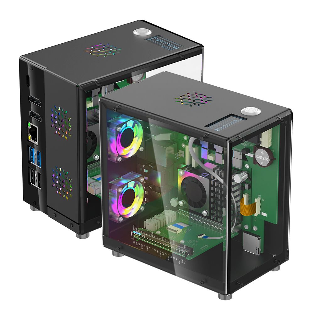 Kit protector de carcasa Raspb - Pi 5 Case reseña y precio