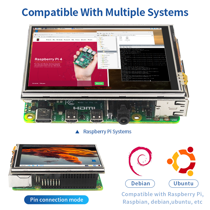Raspberry Pi 4 pantalla táctil - Pi Cooler reseña y precio