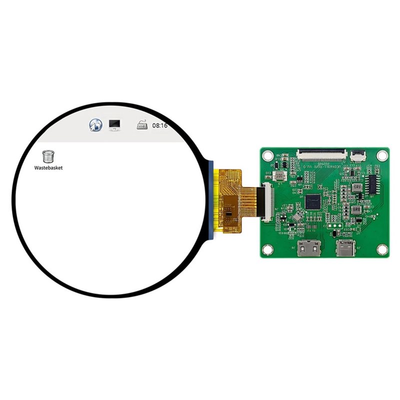 Pantalla LCD TFT redonda DSI c - Pi Display reseña y precio