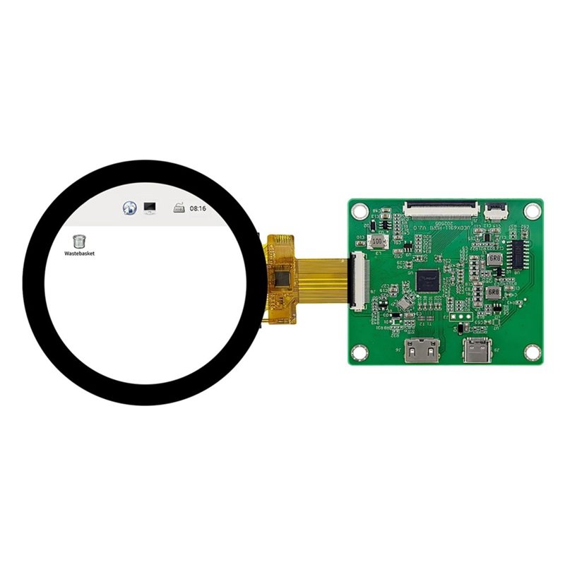 Pantalla LCD TFT redonda DSI c - Pi Display reseña y precio