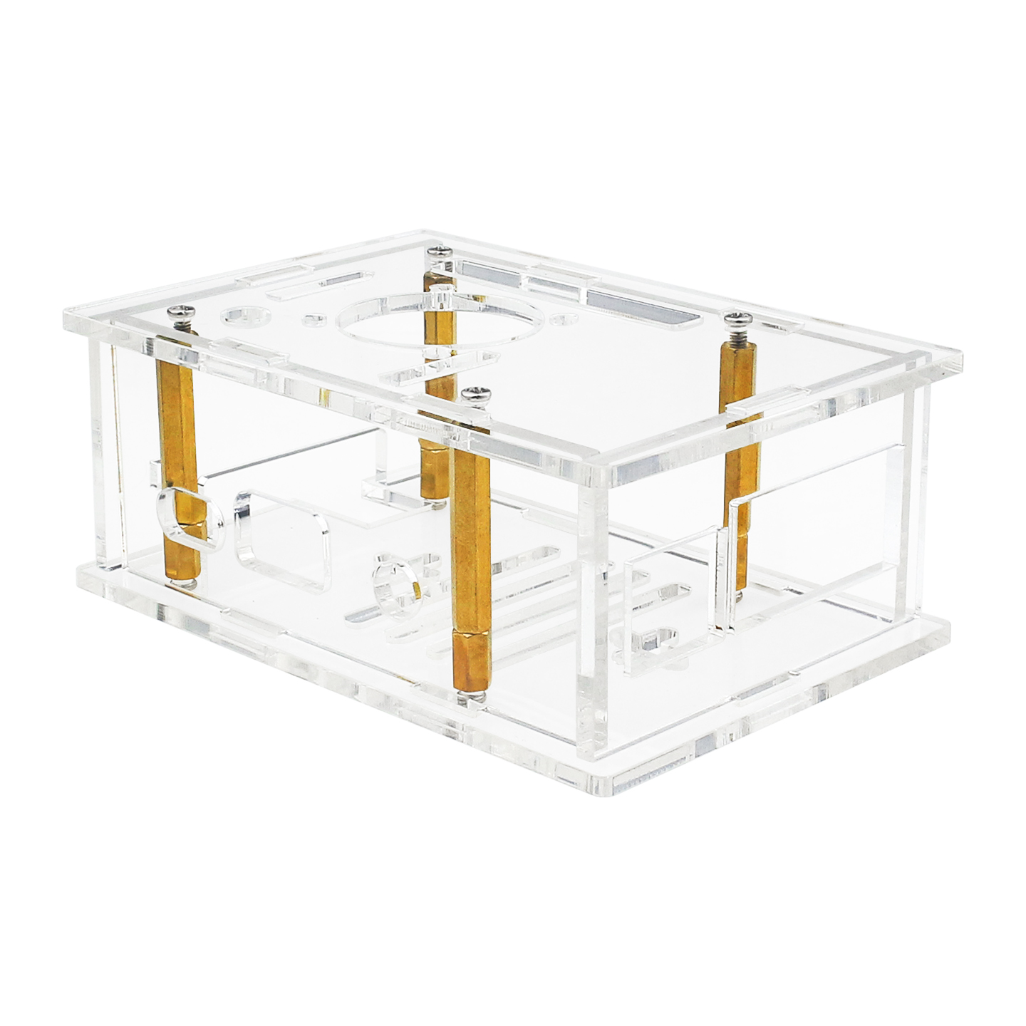 Carcasa acrílica transparente  - Pi Cooler reseña y precio